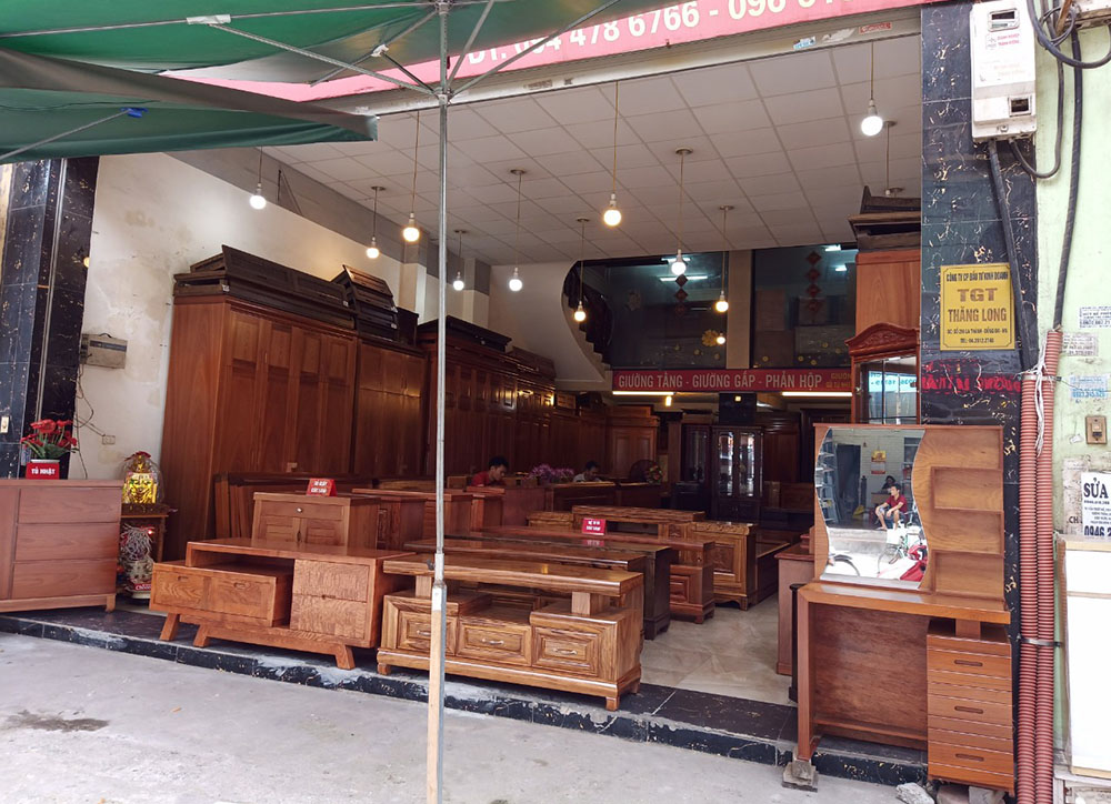 Đồ gỗ Đê La Thành địa điểm ưa thích mua đồ gỗ của người Hà Nội